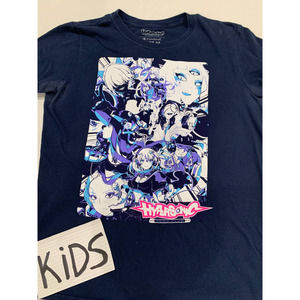 Hypersonic Music Club Anime T-shirt Kids Blue Ripple Junction Art Graphic Size M